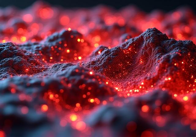 Abstract data visualization of mineral density mapping